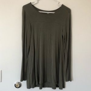 hunter green tunic